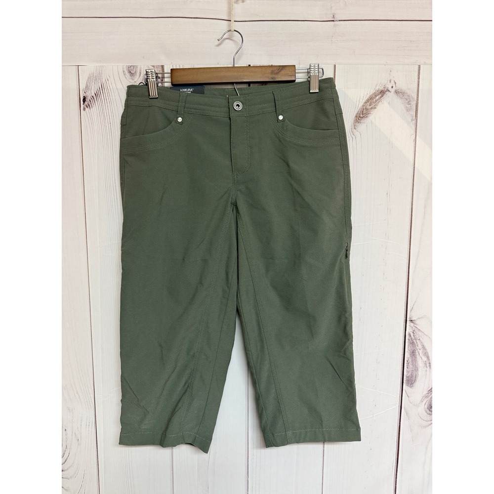 KÜHL Women's‎ Trekr Kapri Pants 6 Olive Hiking Capris NWT